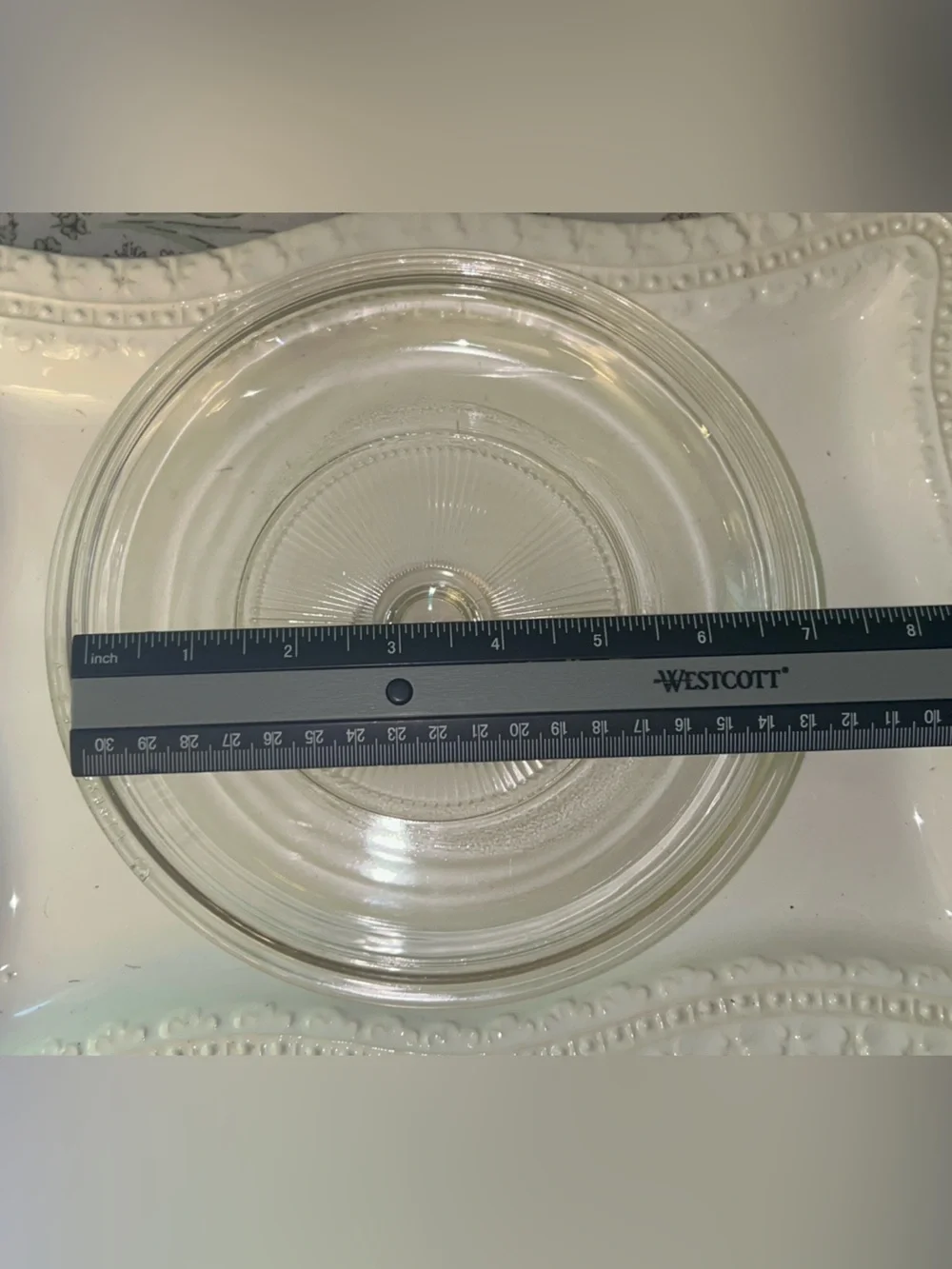 Pyrex G-5-C replacement lid Clear Glass Lid